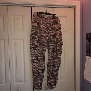 Missguided Streetwear Camo Pants